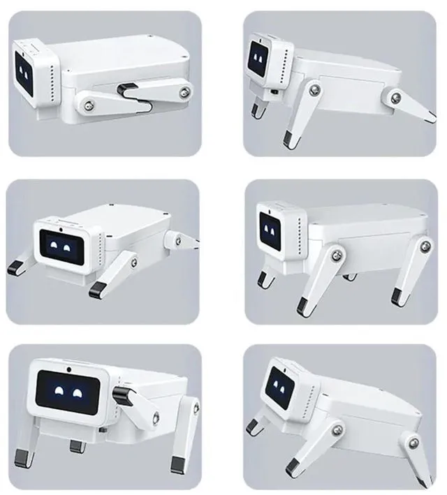 Alt view image 2 of 7 - HTLNUZD Robot Mechanical Dog ESP32-Hi AI 0.96" Screen DIY Pet