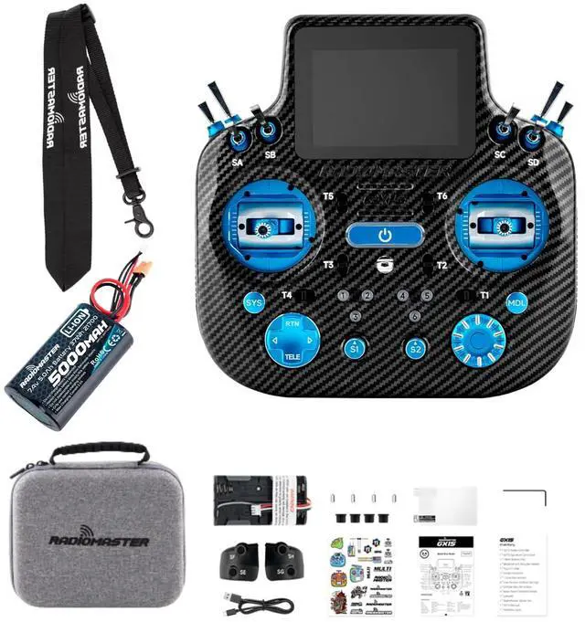 Main image of RadioMaster GX15 MAX ELRS Gemini AG02 CNC Touch FPV Transmitter