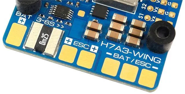 Alt view image 6 of 7 - HTLNUZD Mateksys H7A3-WING Flight Controller MicroSD Datalogging, Built-in OSD 3-8S LiPo for RC Multirotor, Fixed-Wing FPV Aircraft
