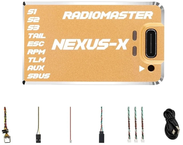 Main image of HTLNUZD Radiomaster Nexus-X Helicopter Flight Controller High-Precision, Reliable Performance for Smooth Flights (Golden -X)