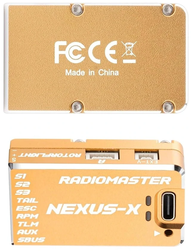 Alt view image 3 of 7 - HTLNUZD Radiomaster Nexus-X Helicopter Flight Controller High-Precision, Reliable Performance for Smooth Flights (Golden -X)