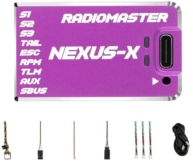 Main image of HTLNUZD Radiomaster Nexus-X Helicopter Flight Controller High-Precision, Reliable Performance for Smooth Flights (Purple -X)