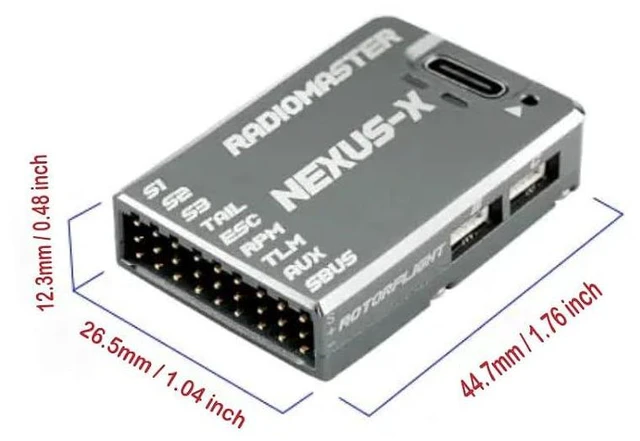 Alt view image 5 of 7 - HTLNUZD Radiomaster Nexus-X Helicopter Flight Controller High-Precision, Reliable Performance for Smooth Flights (Gary-X)