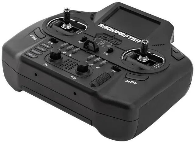 Alt view image 7 of 7 - HTLNUZD Radiomaster GX12 ExpressLRS Dual-Band Gemini Xross Band Radio Controller with 3D Digital Hall Gimbal 2.4GHz/915MHz for FPV Drones RC Aircraft (GX12 M2-Multi-Stand)