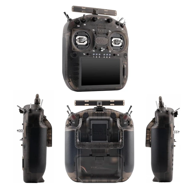 Alt view image 5 of 7 - HTLNUZD Radiomaster TX16S MK3 RC Transmitter, ExpressLRS Gemini Dual Band 2.4GHz 900MHz, V6 Hall Gimbal 5" IPS Touchscreen RC Radio Controller