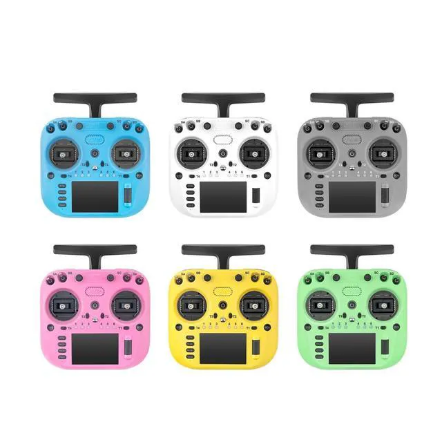 Alt view image 7 of 7 - HTLNUZD RadioMaster TX15 V5.0 16CH ELRS RC Transmitter - 3.5" IPS Touchscreen, Hall Gimbals, LR1121, Gyro, Mic, OpenTX/EdgeTX for FPV Mode 2 (Pink-TX15)