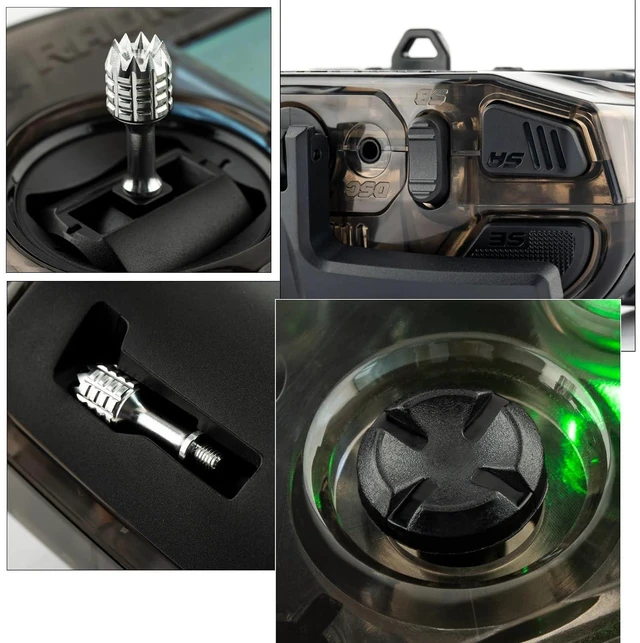Alt view image 6 of 7 - HTLNUZD Radiomaster Pocket Hall Gimbal Transmitter Remote Control Lightweight, Portable, Foldable Antenna, ELRS Mode 2 for RC Drones & Models