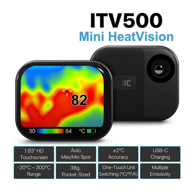 Alt view image 3 of 6 - HTLNUZD 2026 Mini HeatVision ITV500 Thermal Imager for SkyRC