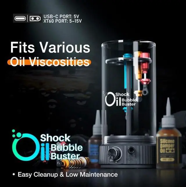 Alt view image 2 of 6 - HTLNUZD Bubble Buster Vacuum Defoamer for SkyRC Shock