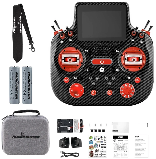 Main image of RadioMaster GX15 MAX ELRS Gemini AG02 CNC Touch FPV Transmitter