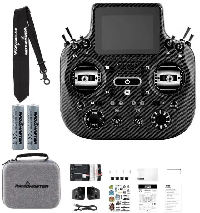 Main image of RadioMaster GX15 MAX ELRS Gemini AG02 CNC Touch FPV Transmitter