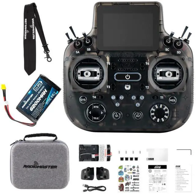 Main image of RadioMaster GX15 MAX ELRS Gemini AG02 CNC Touch FPV Transmitter