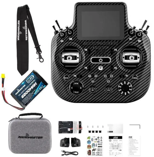 Main image of RadioMaster GX15 MAX ELRS Gemini AG02 CNC Touch FPV Transmitter