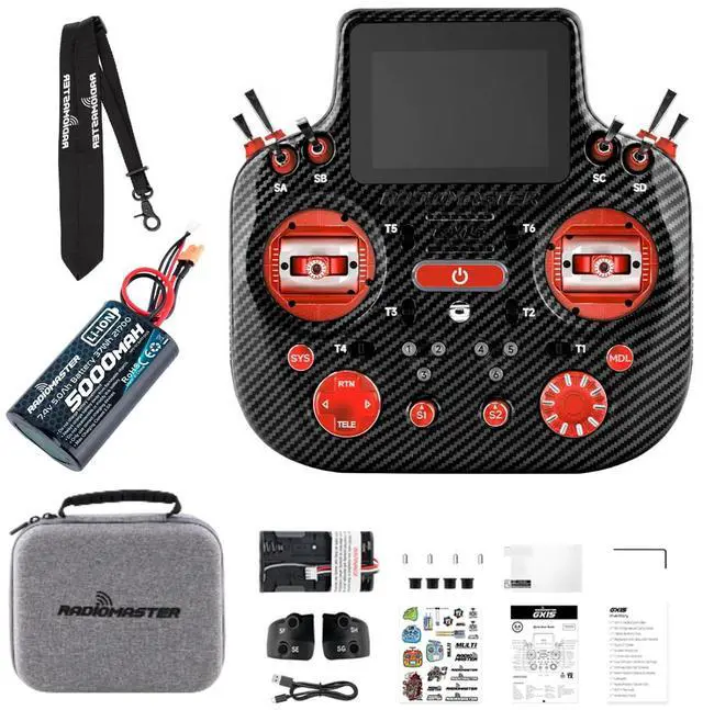 Main image of RadioMaster GX15 MAX ELRS Gemini AG02 CNC Touch FPV Transmitter