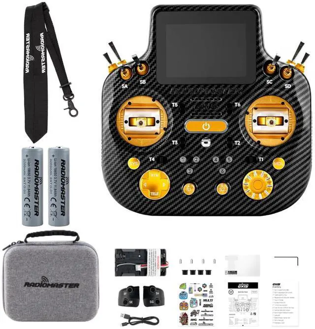 Main image of RadioMaster GX15 MAX ELRS Gemini AG02 CNC Touch FPV Transmitter