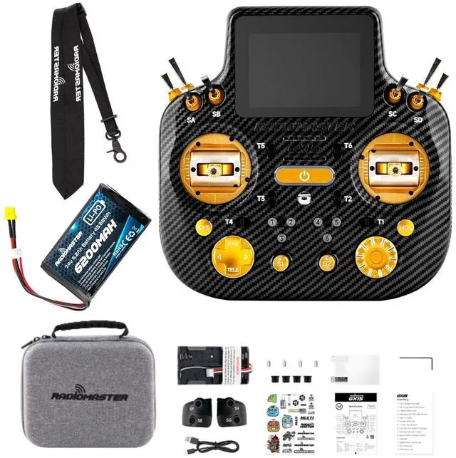 Main image of RadioMaster GX15 MAX ELRS Gemini AG02 CNC Touch FPV Transmitter