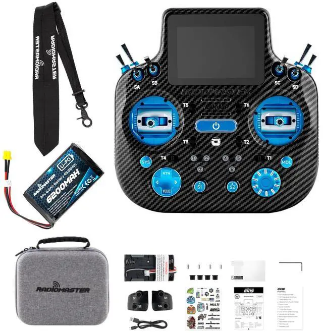 Main image of RadioMaster GX15 MAX ELRS Gemini AG02 CNC Touch FPV Transmitter