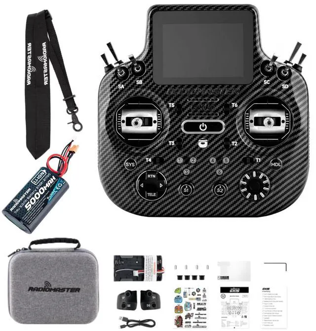 Main image of RadioMaster GX15 MAX ELRS Gemini AG02 CNC Touch FPV Transmitter