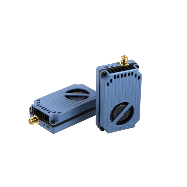 Alt view image 4 of 7 - HTLNUZD RushTank 6.1G 7.2G VTX 8W CNC FPV Video Transmitter w/Mic