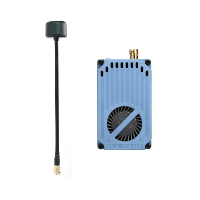 Alt view image 3 of 7 - HTLNUZD RushTank 6.1G 7.2G VTX 8W CNC FPV Video Transmitter w/Mic