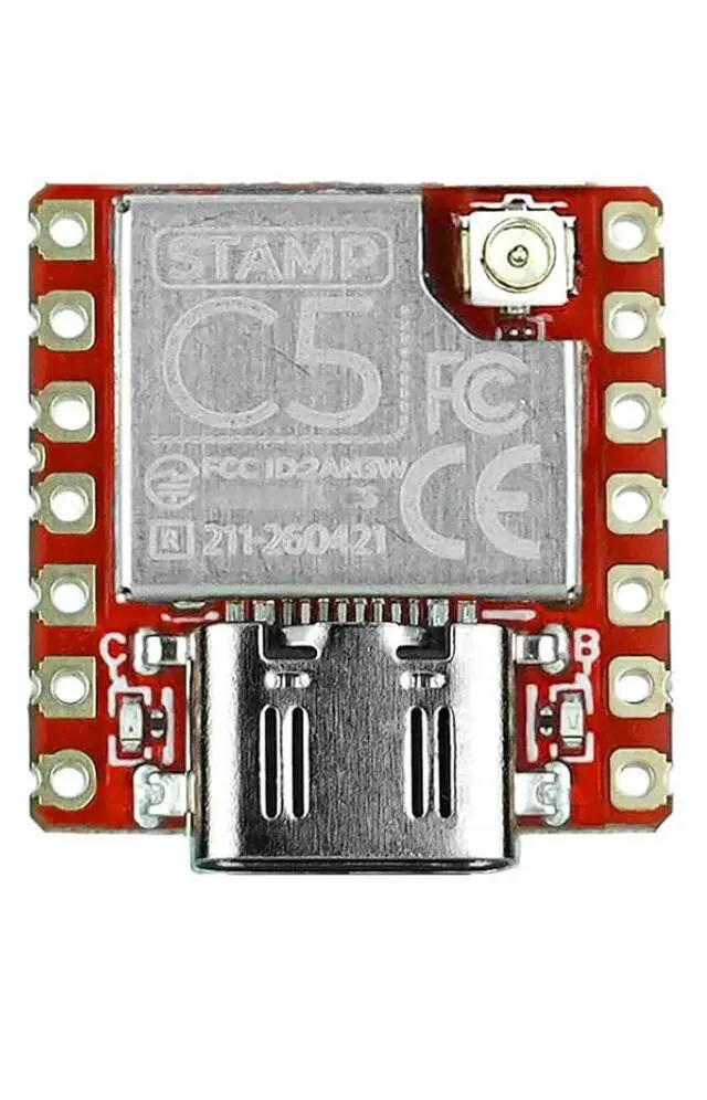Alt view image 5 of 7 - HTLNUZD M 5Stack Stamp-C5 ESP32-C5 Wi-Fi 6 BLE Zigbee Module IoT