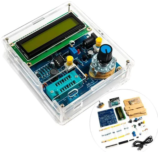Main image of HTLNUZD DC5V High Precision Digital Inductance & Capacitance Meter | LCD Frequency Meter | DIY Electronic Testing Kit for Hobbyists