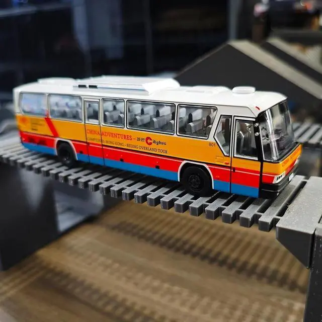 Alt view image 7 of 7 - HTLNUZD 1/64 Simulation Bus RTR RC Electric Remote Control Model Car Alloy Car Body Adult Vehicle Collection Gifts