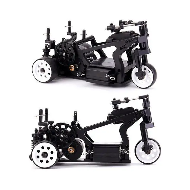 Alt view image 2 of 7 - HTLNUZD 1/8 RC Electric Drift Tricycle Empty Frame Kit, High Speed Adult Remote Control Car, DIY Modification RC Vehicle for Hobby Enthusiasts Gift