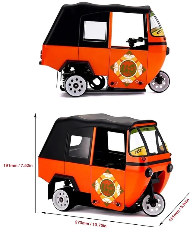Alt view image 4 of 7 - HTLNUZD 1/8 RC Electric Drift Tricycle Empty Frame Kit, High Speed Adult Remote Control Car, DIY Modification RC Vehicle for Hobby Enthusiasts Gift
