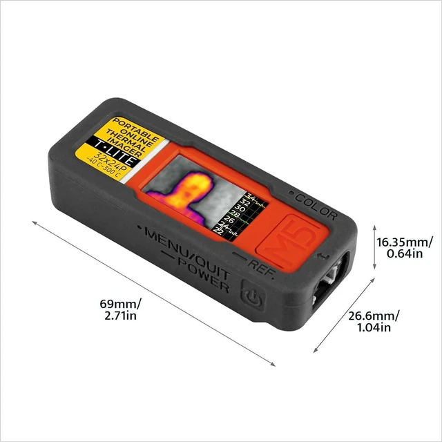 Alt view image 5 of 7 - HTLNUZD M-5Stack M5Stick T-Lite Thermal Imager IR Temperature Sensor Kit