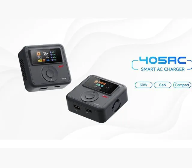 Alt view image 7 of 7 - HTLNUZD ISDT 405AC 60W 5A Smart Charger with XT60 Port Compatible for 1-4S Life/LiHv/LiPo, 1-7S Lead Acid, 1-12S NiMH/NiCd Batteries