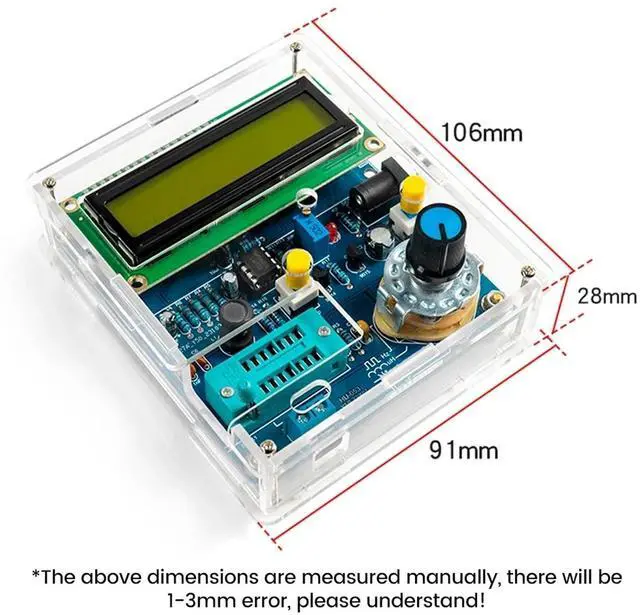 Alt view image 4 of 7 - HTLNUZD DC5V High Precision Digital Inductance & Capacitance Meter | LCD Frequency Meter | DIY Electronic Testing Kit for Hobbyists