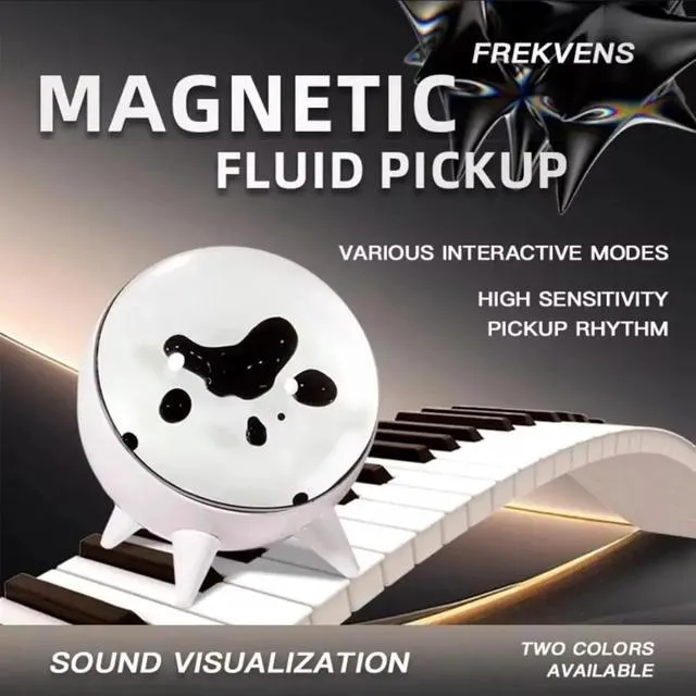 Alt view image 3 of 7 - HTLNUZD New Magnetic Fluid Pickup Music Rhythm for VenomMusic Rhythm Light Visualized Desktop, Trendy Ornament, Dance Liquid with Music Gift (Black)