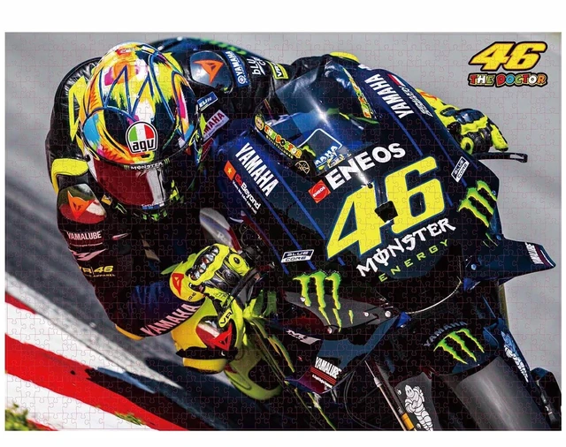 Alt view image 3 of 7 - HTLNUZD 1000 Pieces Paper Jigsaw Puzzles Racing Motorcycle Home Decor Adults Puzzle Games Family Craft Gift (46Rossi)
