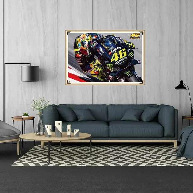 Alt view image 7 of 7 - HTLNUZD 1000 Pieces Paper Jigsaw Puzzles Racing Motorcycle Home Decor Adults Puzzle Games Family Craft Gift (46Rossi)