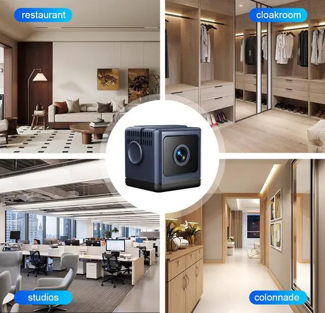 Alt view image 7 of 7 - W03 Wireless Security Camera 1080p HD with Infrared Night Vision Wide-Angle Lens Motion Detection Bluetooth WiFi Remote Viewing for Home and Outdoor Monitoring