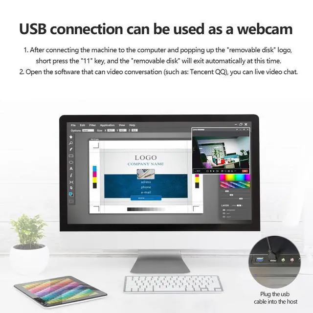 Alt view image 7 of 7 - Z8 Rotatable Lens Camera Pen with 1080p HD Smart Noise Reduction Motion Detection Loop Recording for Conference Meeting and Sports Recording