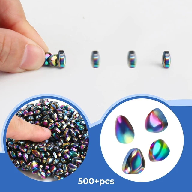 Alt view image 2 of 7 - Matassari 600pcs Fidget Toy, Sensory Toys for Adults & Teens(Colour),At work or parties, shape, stack, relax and unwind; a fun gift for birthdays, Christmas and stocking stuffers