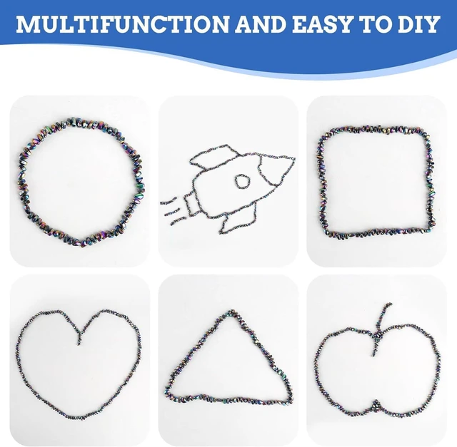 Alt view image 6 of 7 - Matassari 600pcs Fidget Toy, Sensory Toys for Adults & Teens(Colour),At work or parties, shape, stack, relax and unwind; a fun gift for birthdays, Christmas and stocking stuffers