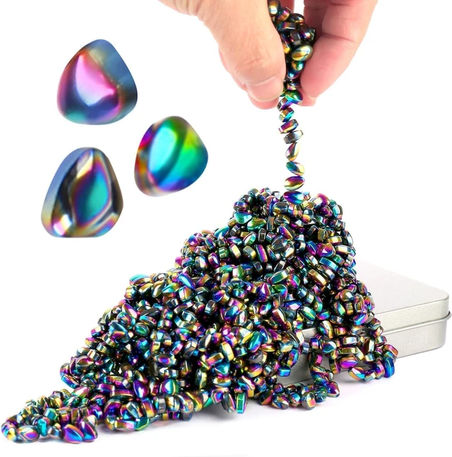 Main image of Matassari 600pcs Fidget Toy, Sensory Toys for Adults & Teens(Colour),At work or parties, shape, stack, relax and unwind; a fun gift for birthdays, Christmas and stocking stuffers