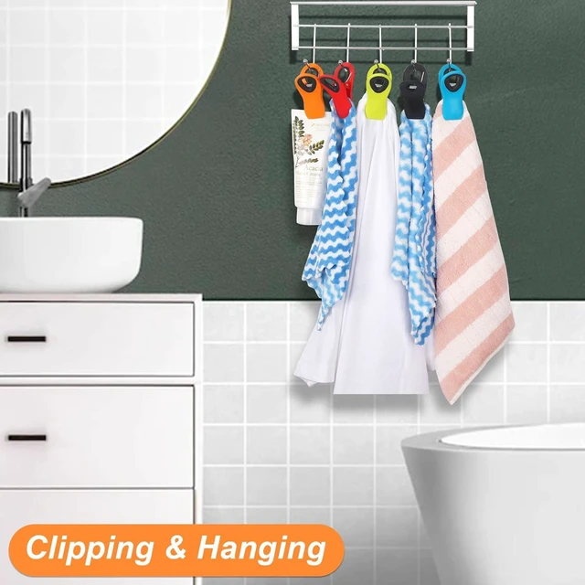 Alt view image 5 of 7 - 12 Pack Chip Clips Bag Clips, Magnetic Bag Clip for Food Storage,Heavy duty, plastic food clip for chips, snack, kitchen, refrigerator, garden, sewing, fabric, clothes pins