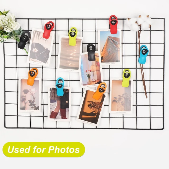 Alt view image 7 of 7 - 12 Pack Chip Clips Bag Clips, Magnetic Bag Clip for Food Storage,Heavy duty, plastic food clip for chips, snack, kitchen, refrigerator, garden, sewing, fabric, clothes pins