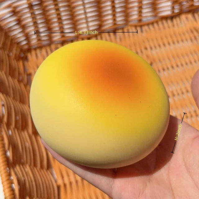 Alt view image 4 of 7 - Cream Bun Bread Squishy - 4" Slow Rising Squishy Toys Fidget,Super Soft Foam Squishies, Sensory Stress Relief Squeeze Toys for Adults Office Desk Decor