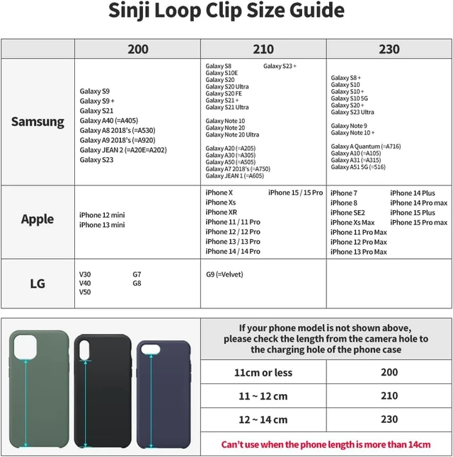 Alt view image 5 of 5 - Sinjimoru C-Shaped Clip Finger Phone Grip, Silicone Strap, White 210,Sinji Loop Clip, phone loop holder for phone case, wireless charging support, wrist pain relief, universal fit for phones