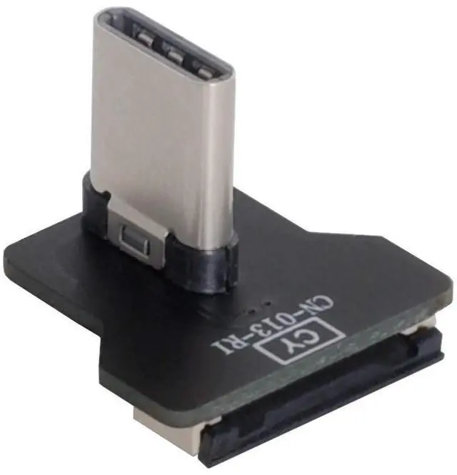 Main image of CYFPVUSB Type-C USB-C USB2.0 Male Left Right Angled 90 Degree Connector Male Plug for FPV HDTV Multicopter Aerial Photography