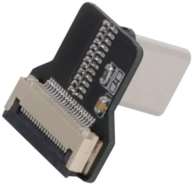 Alt view image 5 of 5 - xiwai CYFPV Type-C USB Male Connector for FPV HDTV Multicopter Aerial Photography (USB-C-Right)