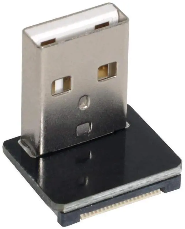 Main image of CYFPVUSB USB2.0 Male 90 Degree Up Angled Type-A Connector Male Plug for FPV HDTV Multicopter Aerial Photography