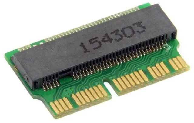 Alt view image 2 of 6 - 12+16pin 2014 2015 to M.2 NGFF M-Key SSD Convert Card for A1493 A1502 A1465 A1466