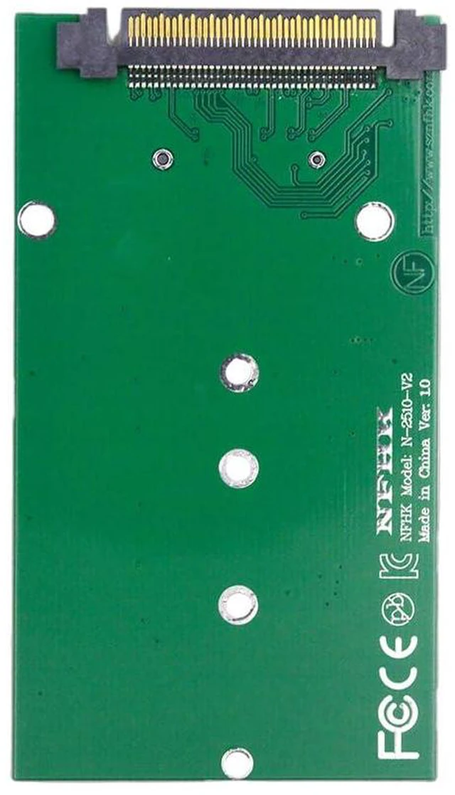 Alt view image 2 of 7 - JSER SFF-8639 NVME U.2 to NGFF M.2 M-Key PCIe SSD Adapter for Mainboard Replace SSD 750 p3600 p3700