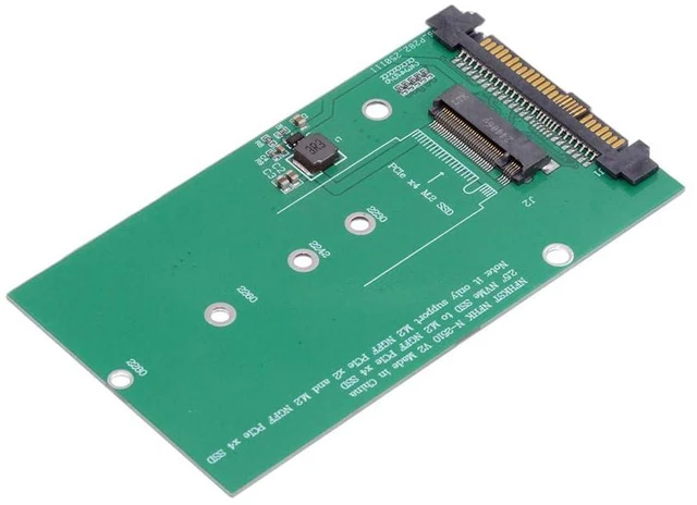 Alt view image 7 of 7 - JSER SFF-8639 NVME U.2 to NGFF M.2 M-Key PCIe SSD Adapter for Mainboard Replace SSD 750 p3600 p3700